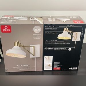 New in Box Indoor Wall Plug in Wall light/lamp (Set of 2)